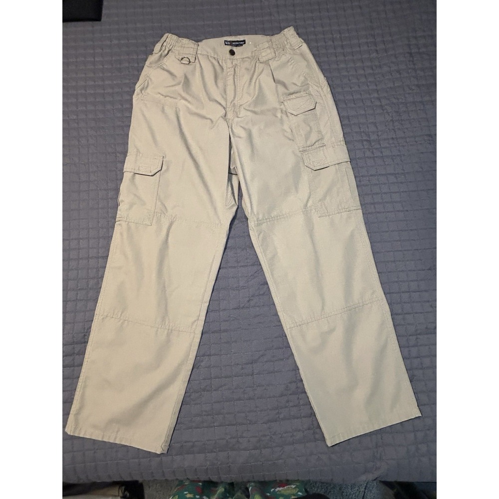 5.11 Tactical Series Pro Ripstop Cargo Pocket Performance Pants Khaki Tan 32 X30